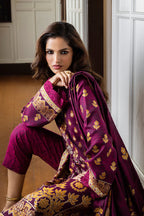Mushq Seraph Jacquard Lawn Unstitched 3Pc Suit HLM25-04 Eleanor
