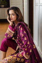 Mushq Seraph Jacquard Lawn Unstitched 3Pc Suit HLM25-04 Eleanor