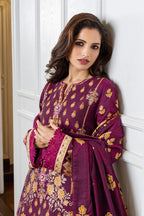 Mushq Seraph Jacquard Lawn Unstitched 3Pc Suit HLM25-04 Eleanor