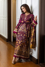 Mushq Seraph Jacquard Lawn Unstitched 3Pc Suit HLM25-04 Eleanor