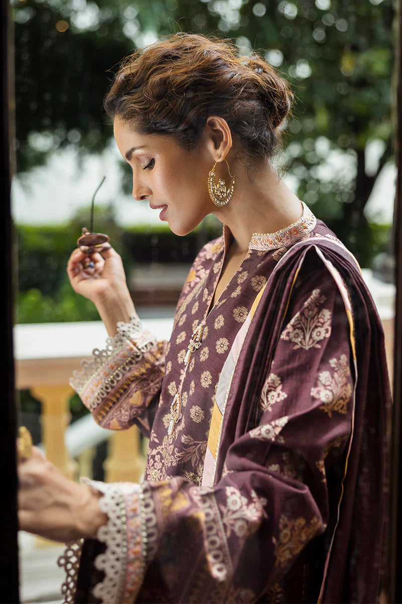 Mushq Seraph Jacquard Lawn Unstitched 3Pc Suit HLM25-07 Narissa