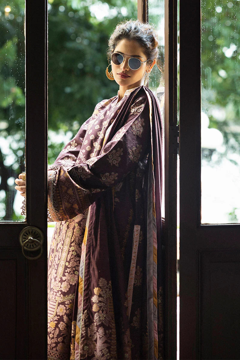 Mushq Seraph Jacquard Lawn Unstitched 3Pc Suit HLM25-07 Narissa
