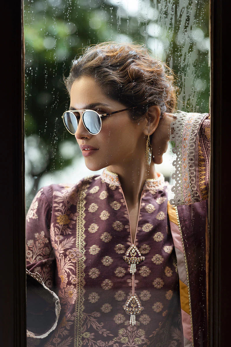 Mushq Seraph Jacquard Lawn Unstitched 3Pc Suit HLM25-07 Narissa