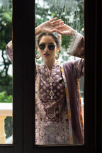 Mushq Seraph Jacquard Lawn Unstitched 3Pc Suit HLM25-07 Narissa