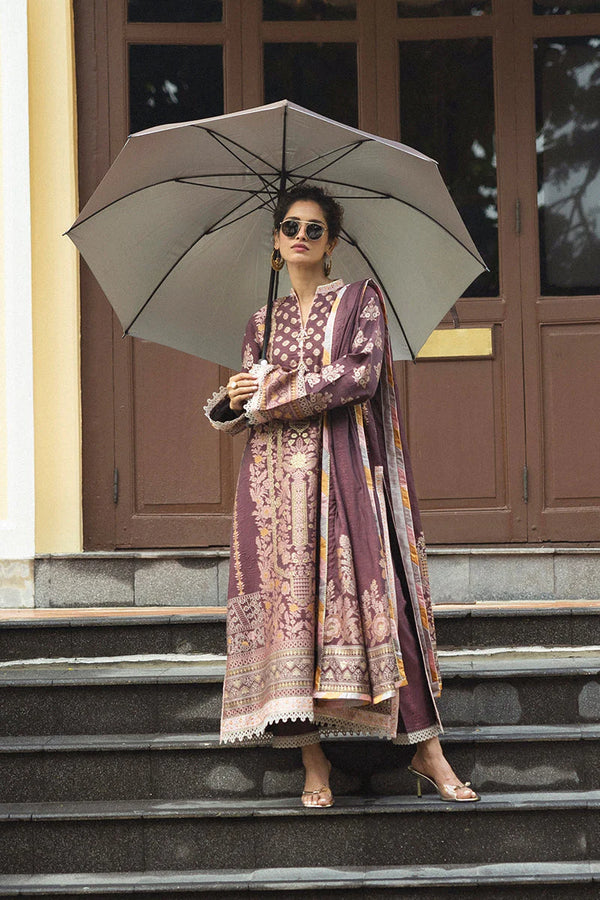 Mushq Seraph Jacquard Lawn Unstitched 3Pc Suit HLM25-07 Narissa