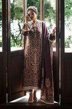 Mushq Seraph Jacquard Lawn Unstitched 3Pc Suit HLM25-07 Narissa