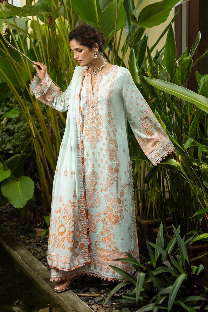 Mushq Seraph Jacquard Lawn Unstitched 3Pc Suit HLM25-08 Amalthea