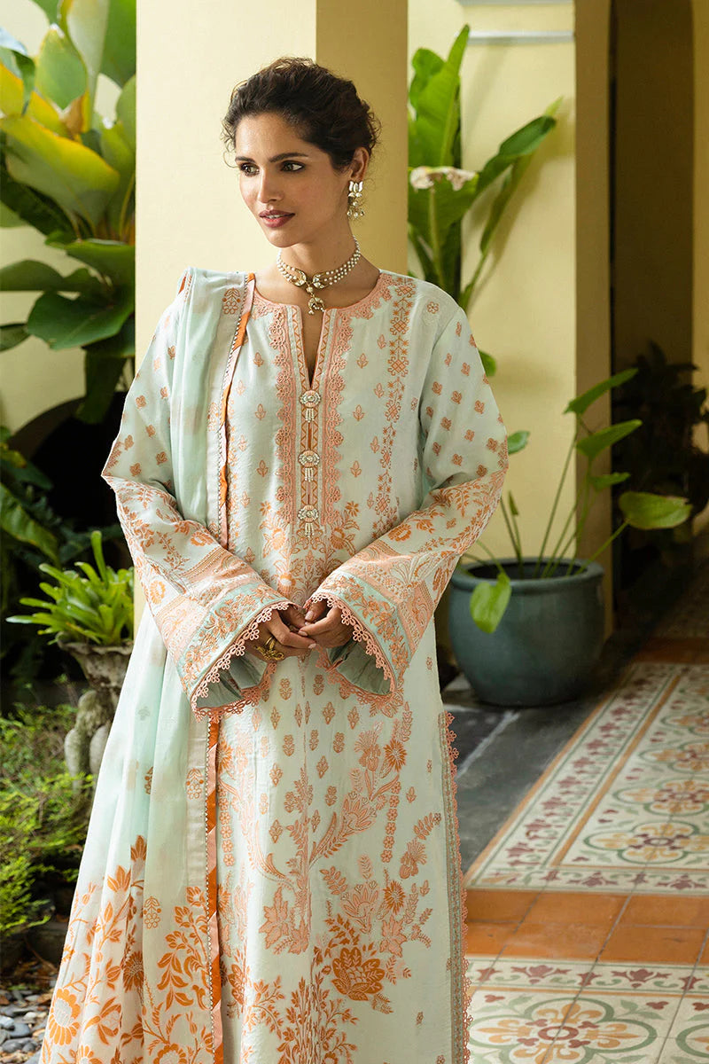 Mushq Seraph Jacquard Lawn Unstitched 3Pc Suit HLM25-08 Amalthea