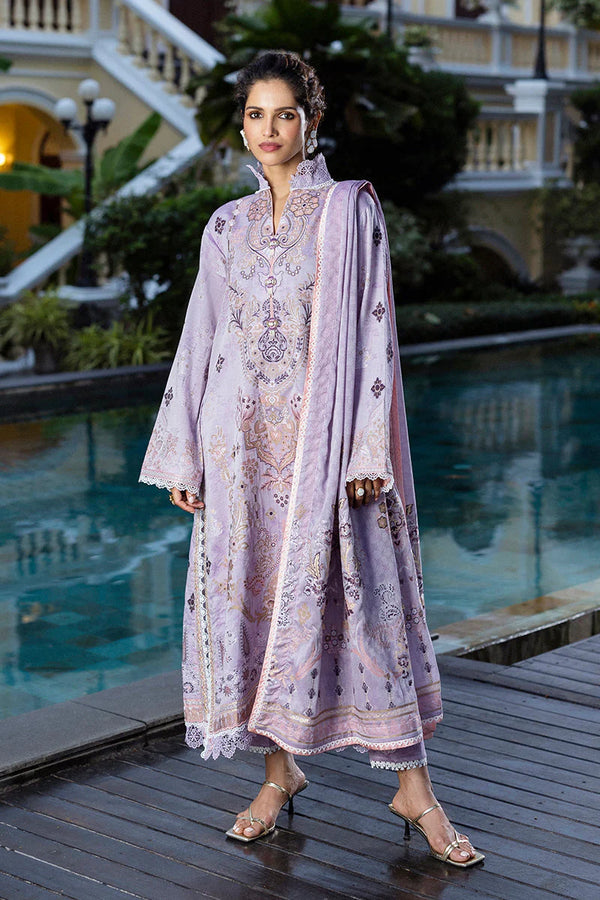 Mushq Seraph Jacquard Lawn Unstitched 3Pc Suit HLM25-09 Theidara