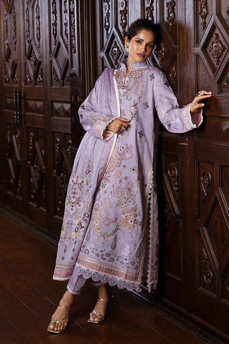 Mushq Seraph Jacquard Lawn Unstitched 3Pc Suit HLM25-09 Theidara