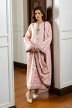 Mushq Seraph Jacquard Lawn Unstitched 3Pc Suit HLM25-10 Lillian