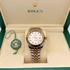 Rolex Jublie chain truetone white dial