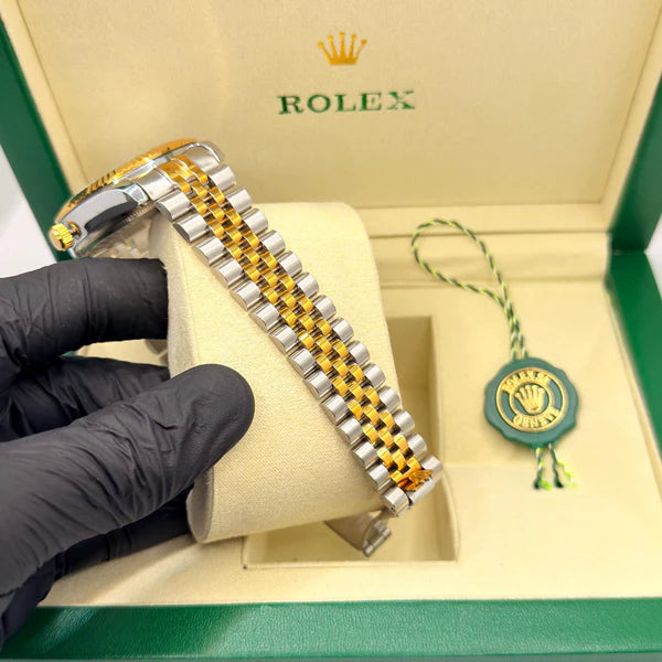 Rolex Jublie chain truetone white dial