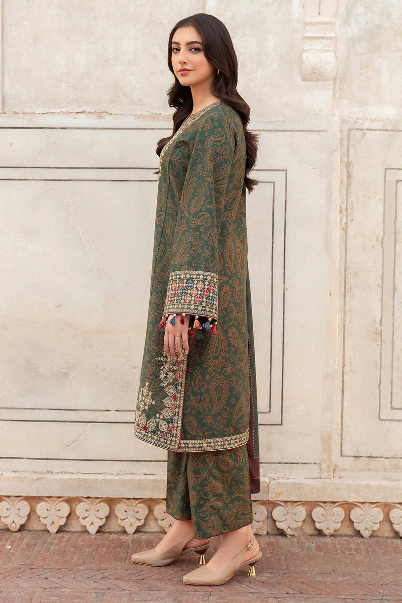 Delia by Jazmin Embroidered Viscose Unstitched 3Pc Suit DW'24 D4