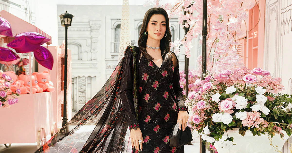 Maria.B MPrints Embroidered Lawn Unstitched 3Pc Suit MPT-2601-B