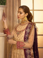 Noor E Rang By Zarif Luxury Unstitched Chiffon 3Pc Suit ZF-08 Andaaz