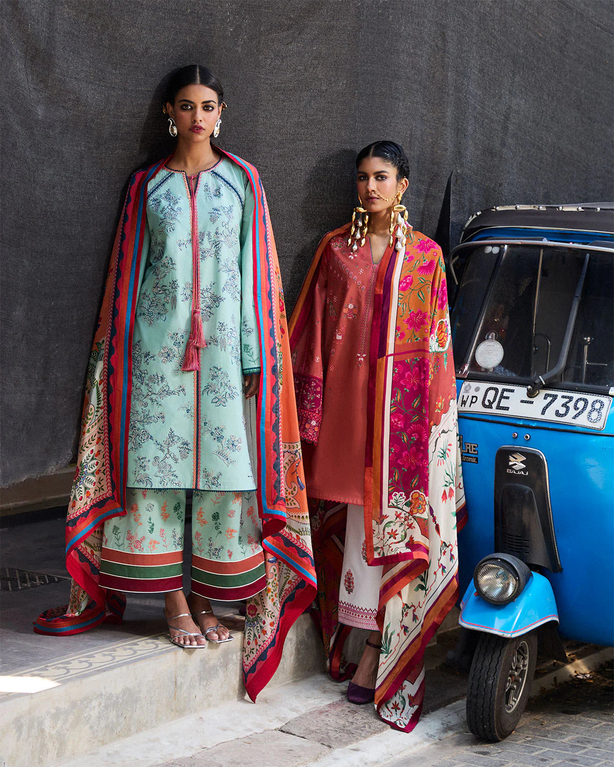 Jugnu by Hussain Rehar Embroidered Lawn Unstitched 3Pc Suit D-09 PANJNAD