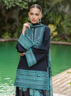 Zainab Chottani Tahra Embroidered Lawn Unstitched 3Pc Suit D-10 RAYA