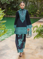 Zainab Chottani Tahra Embroidered Lawn Unstitched 3Pc Suit D-10 RAYA