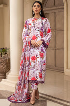 Zarif Printed Georgette Silk Unstitched 3 Piece Suit ZPR-03 CELINA