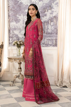 Zarif Afsanah Luxury Embroidered Net Unstitched 3Pc Suit ZAF 05 JHOOM