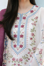 Coco by Zara Shahjahan Embroidered Lawn Unstitched 3Pc Suit D-02B SERENE