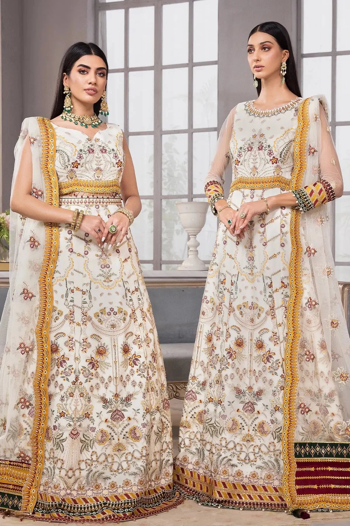 Alizeh Fashion Vasl-e-Meeras Unstitched Formal 3Pc Suit - 04 Sawera