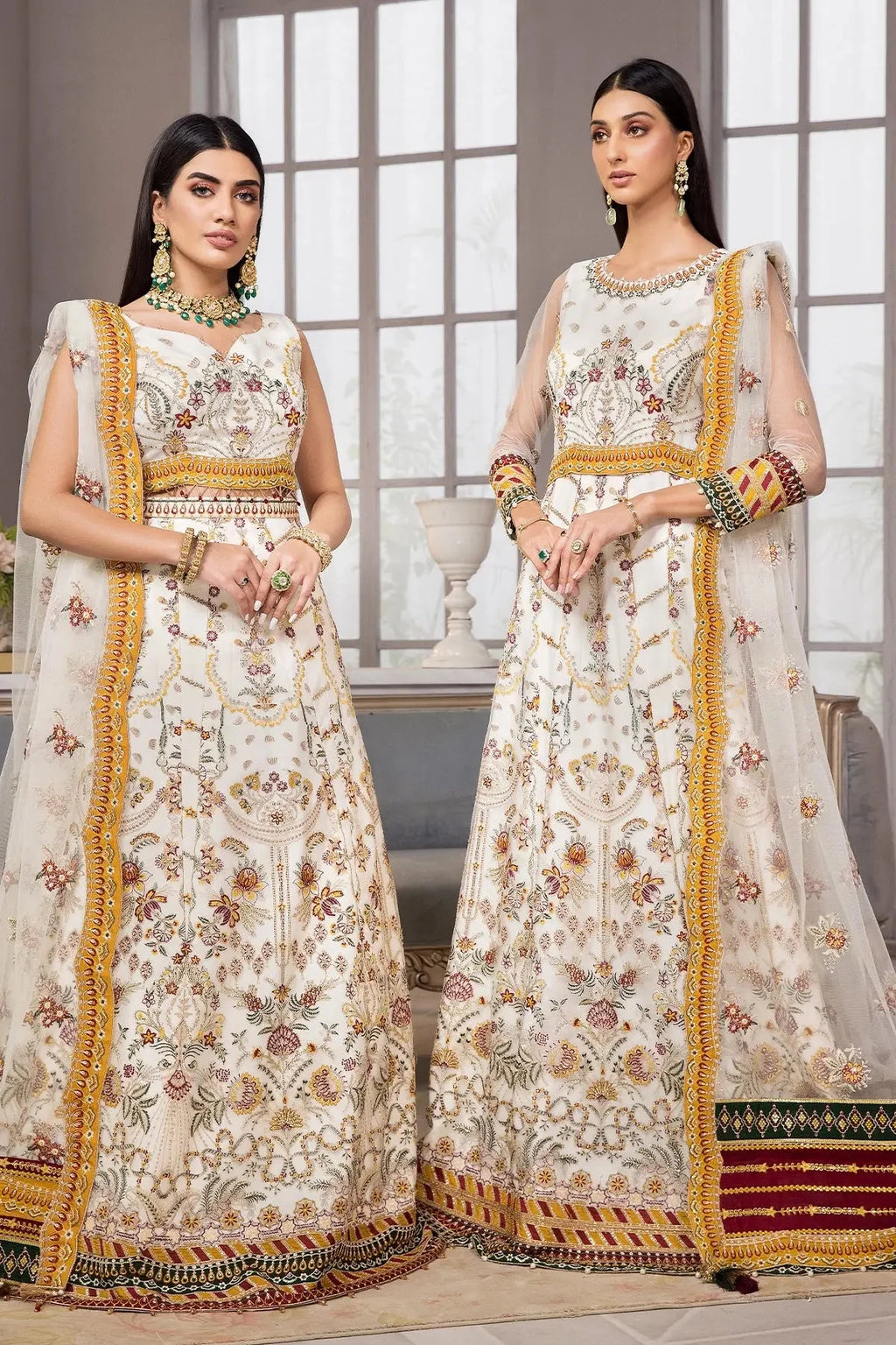 Alizeh Fashion Vasl-e-Meeras Unstitched Formal 3Pc Suit - 04 Sawera