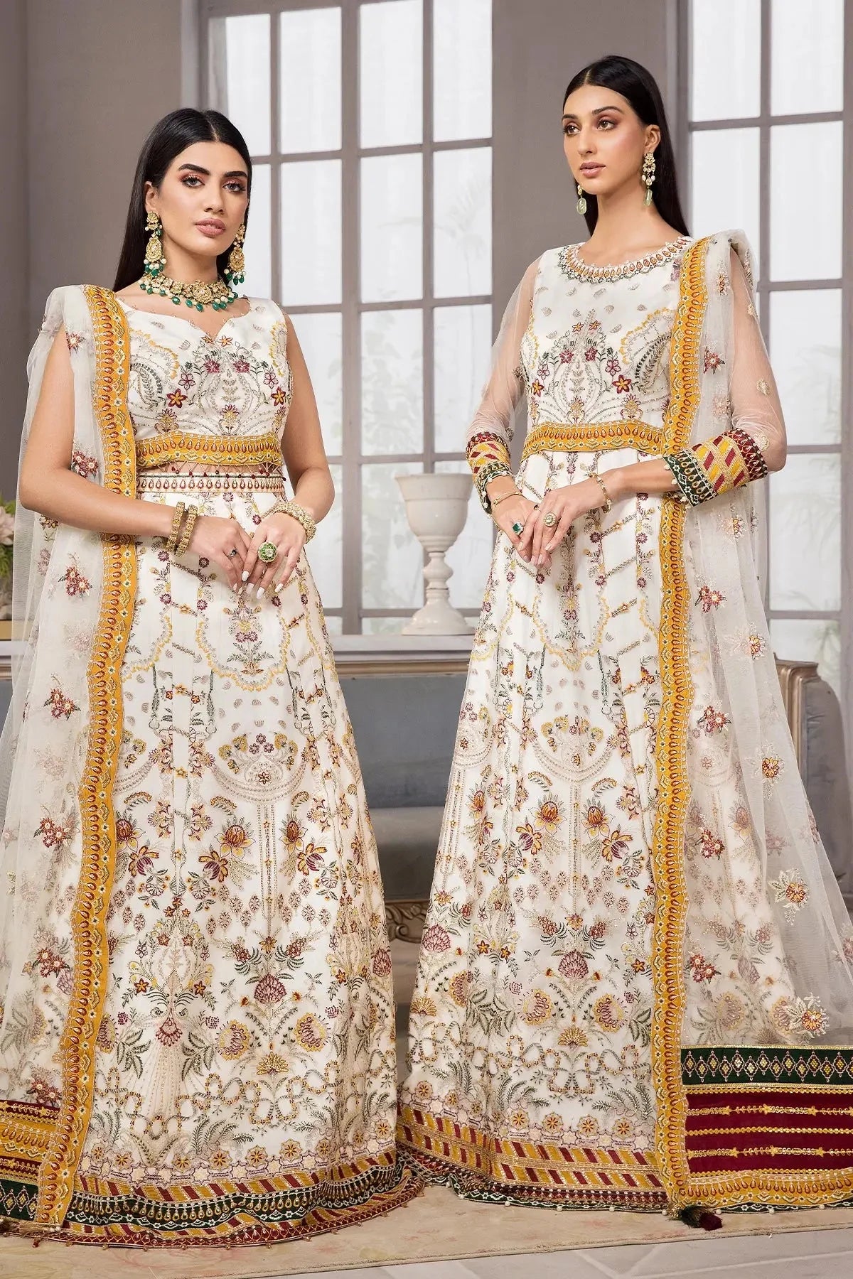 Alizeh Fashion Vasl-e-Meeras Unstitched Formal 3Pc Suit - 04 Sawera