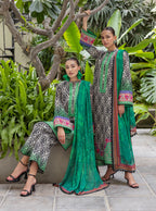Zainab Chottani Tahra Embroidered Lawn Unstitched 3Pc Suit D-07 TIA