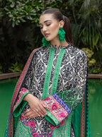 Zainab Chottani Tahra Embroidered Lawn Unstitched 3Pc Suit D-07 TIA