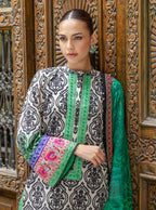 Zainab Chottani Tahra Embroidered Lawn Unstitched 3Pc Suit D-07 TIA