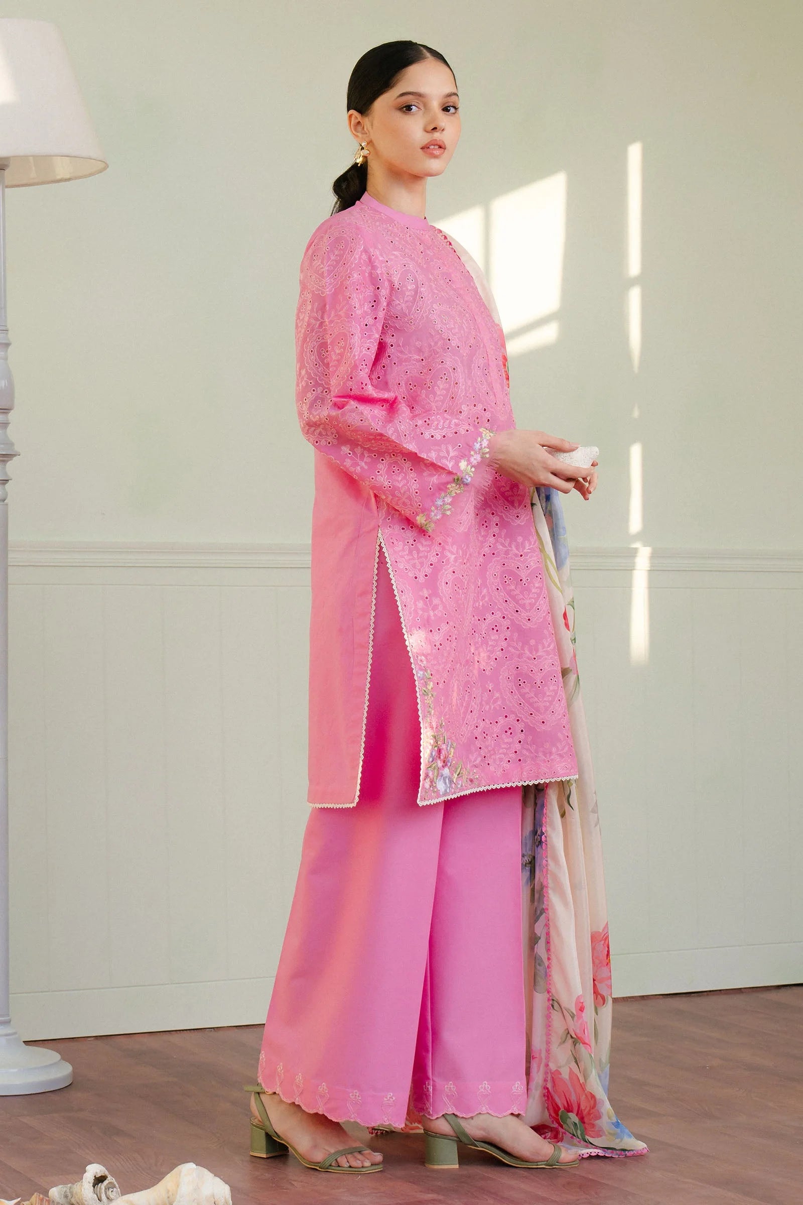 Coco by Zara Shahjahan Embroidered Lawn Unstitched 3Pc Suit D-03A TINA