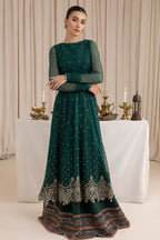 Jazmin Wedding Formal Embroidered Chiffon Unstitched 3Pc Suit UC-3016