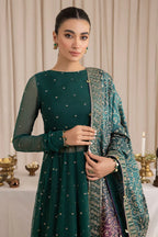 Jazmin Wedding Formal Embroidered Chiffon Unstitched 3Pc Suit UC-3016