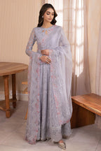 Jazmin Wedding Formal Embroidered Chiffon Unstitched 3Pc Suit UC-3039