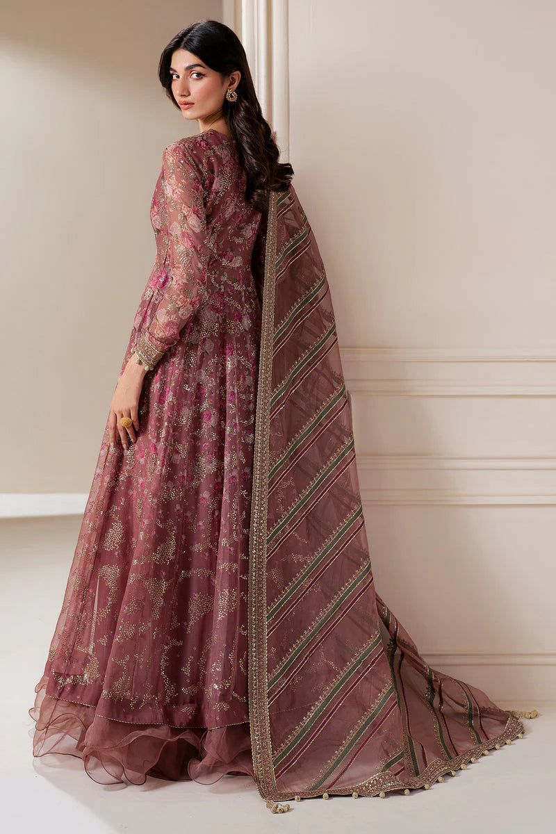 Jazmin Wedding Formal Embroidered Chiffon Unstitched 3Pc Suit UC-3064