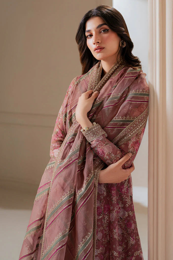 Jazmin Wedding Formal Embroidered Chiffon Unstitched 3Pc Suit UC-3064