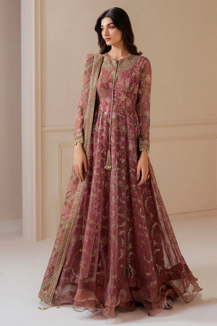 Jazmin Wedding Formal Embroidered Chiffon Unstitched 3Pc Suit UC-3064