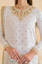 Jazmin Premium Embroidered Raw Silk Unstitched 3Pc Suit UR-7020