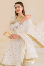 Jazmin Premium Embroidered Raw Silk Unstitched 3Pc Suit UR-7020