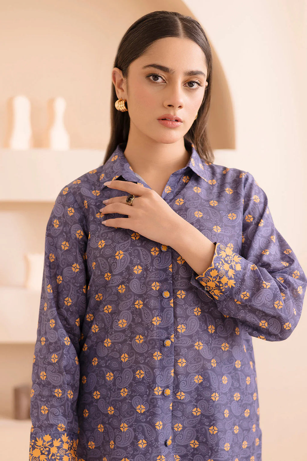 Zellbury Summer Embroidered Lawn Unstitched 2Pc Suit WUS25E20165