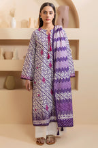 Zellbury Summer Embroidered Lawn Unstitched 2Pc Suit WUS25E20241