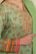 Zellbury Summer Embroidered Lawn Unstitched 3Pc Suit WUS25E30207