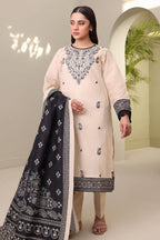 Zellbury Summer Embroidered Lawn Unstitched 3Pc Suit WUS25E30274