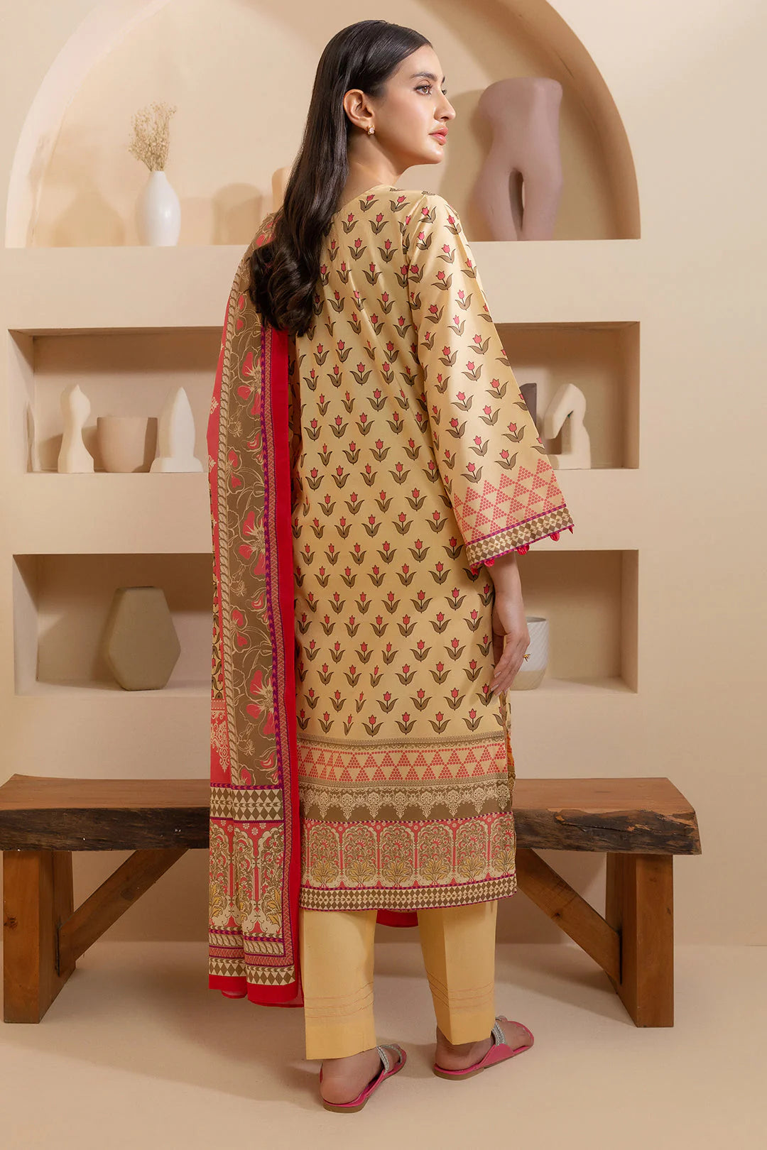 Zellbury Summer Embroidered Lawn Unstitched 3Pc Suit WUS25E30278