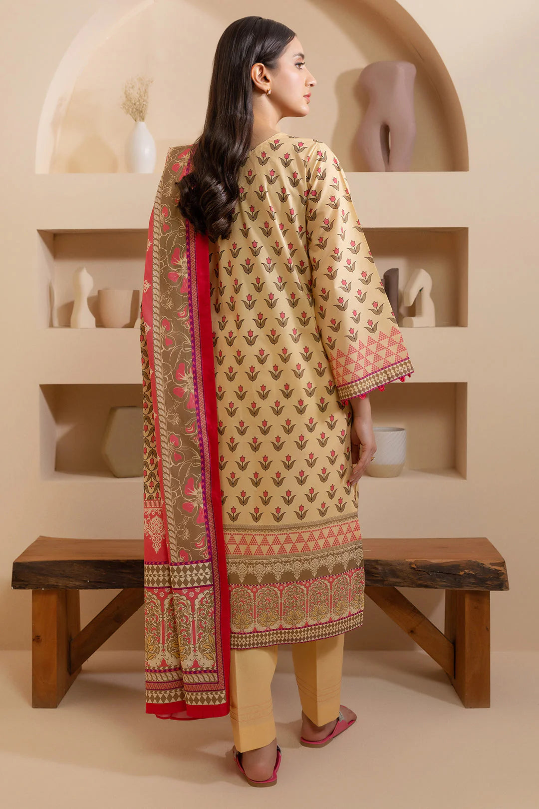 Zellbury Summer Embroidered Lawn Unstitched 3Pc Suit WUS25E30278