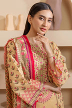 Zellbury Summer Embroidered Lawn Unstitched 3Pc Suit WUS25E30278