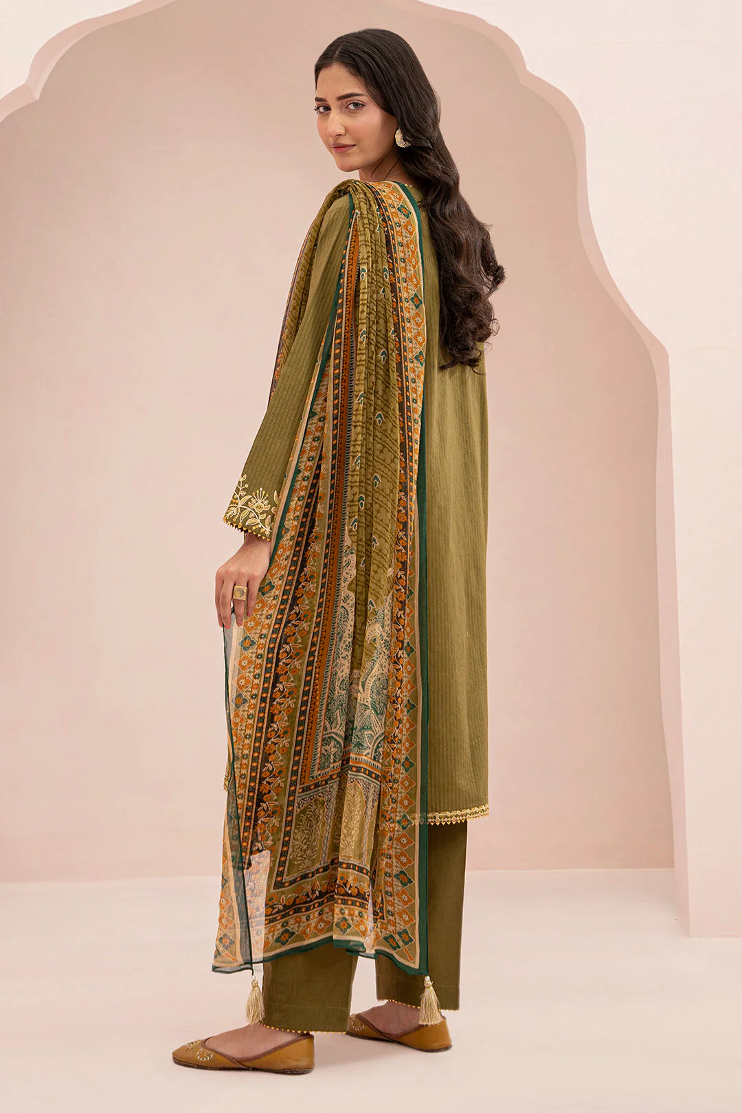 Zellbury Summer Embroidered Lawn Unstitched 3Pc Suit WUS25E30347