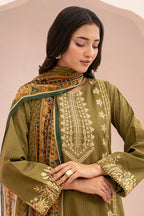 Zellbury Summer Embroidered Lawn Unstitched 3Pc Suit WUS25E30347